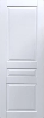 Модель VDL-103 ПВХ (VoronDoors) (вид спереди)